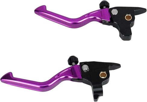 Adjustable Clutch and Brake Hand Lever Controls Compatible with Harley Davidson Touring, 2017-2020 Street Glide, Road Glide with Hydraulic Clutch (Purple) in Saudi Arabia