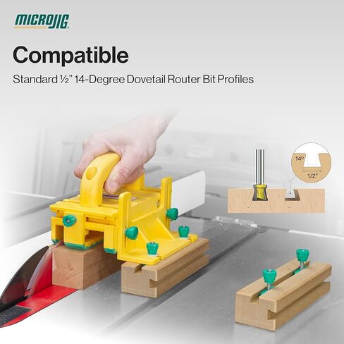 MICROJIG Matchfit DV-HK456X4 مجموعة متنوعة من الأجهزة المتوافقة، أخضر/فضي in Saudi Arabia