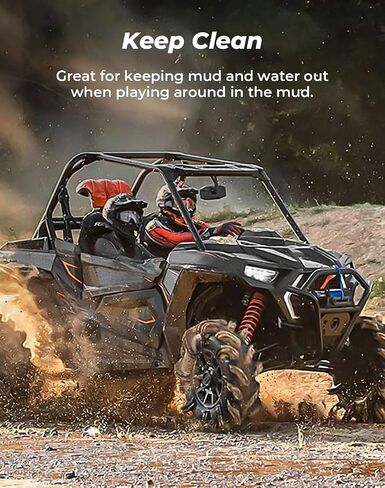 KEMIMOTO UTV Fender Flares 4PCS، واقيات الطين الموسعة المتوافقة مع Polaris RZR S 900/S 1000/RZR 4 900 (2015-2020)، مجموعة كاملة أمامية وخلفية in Saudi Arabia