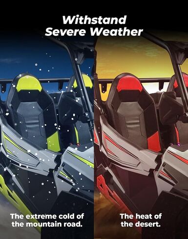 KEMIMOTO UTV Fender Flares 4PCS، واقيات الطين الموسعة المتوافقة مع Polaris RZR S 900/S 1000/RZR 4 900 (2015-2020)، مجموعة كاملة أمامية وخلفية in Saudi Arabia