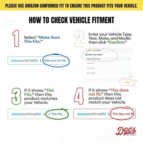 Doc's Diesel Front Brake Rotors SRW/DRW DR4683-2 | Compatible with Ford 6.7L Powerstroke Super Duty F-250, F-350 2013-2022 in Kuwait