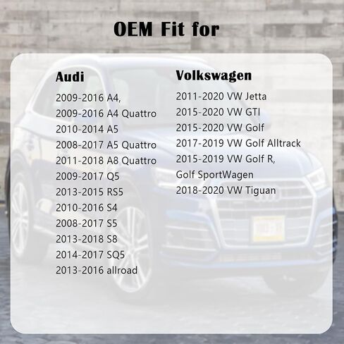 غطاء الغاز، غطاء الوقود لـ 2011-2020 Volkswagen VW Audi Jetta GTI Golf Alltrack Golf R Golf SportWagen Tiguan A4 A4 Quattro A5 A5 Quattro A8 Quattro Q5 RS5 S4 S5 S8 SQ5 Allroad، 5C0-201-550-T، 8K0201550C in Saudi Arabia