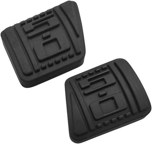 Brake Pedal Pads for 1979-1993 Mustang 5 Speed Manual 5.0 Embossed Rubber Clutch & Brake Pedal Pads Non Slip High Durability Replace E0ZZ-2457 E0ZZ-7624 in Kuwait