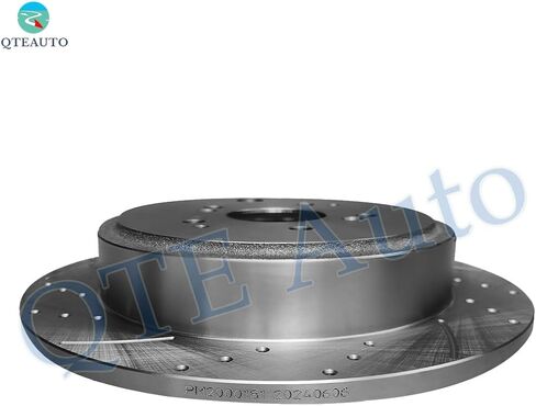 PM Auto Set of 4 Front 300mm-Rear 313mm Drilled Slotted Brake Disc Rotors For 2001-2006 Acura MDX in Saudi Arabia