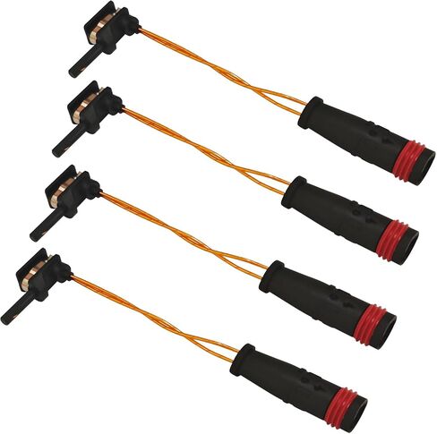 مستشعر الفرامل مستشعر ارتداء لوحة الفرامل الأمامية والخلفية لمرسيدس بنز W211 W220 E350 E500 C300 C350 CL500 CL600 CLK320 الملحقات، استبدال خط إنذار وسادة الفرامل 2115401717 2205400617(4PCS) in Kuwait