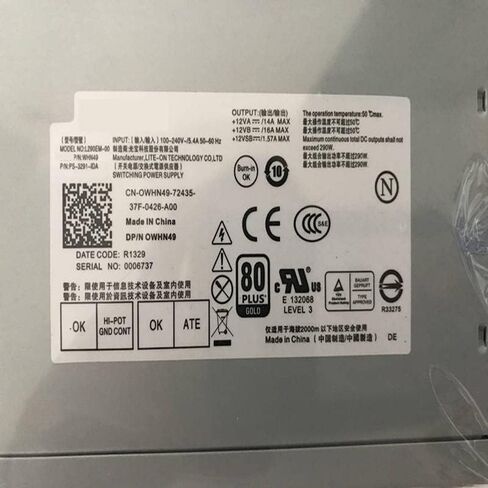 ل 320 7020 8020 9020 290W امدادات الطاقة HU290EM-00 L290EM-01 D290EM-00 DPS-290EB A HU290EM-01 HU290AM-01 PCE045 in Kuwait