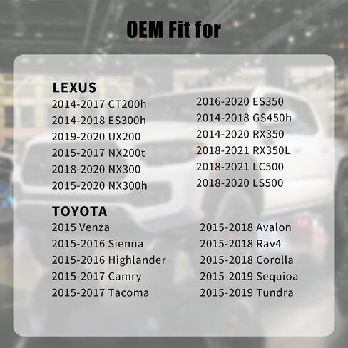 غطاء غاز، غطاء وقود لسيارة Toyota Lexus Camry Corolla RAV4 Highlander Tacoma Tundra Sienna Avalon Venza Sequoia، ES350 ES300h RX350 NX300 NX300h NX200t CT200h UX200 LS500 LC500 77300-07030 in Kuwait