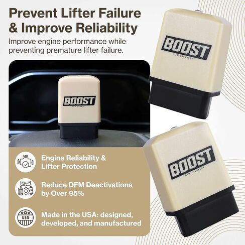 Boost DFM Disabler - يناسب 2022.5-2025 Silverado/Sierra & 2021-2024 GM SUV - صنع في الولايات المتحدة الأمريكية in Saudi Arabia