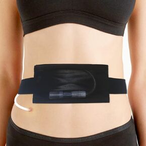 Mesh Peritoneal Dialysis Belt Holder PD Catheter Pouch for Feeding Tube J G Peg Tubing Waist Band Fanny Pack Accessories for Men Women Adult Black Pack of 1 in Kuwait
