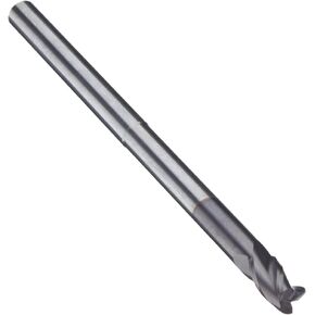 Niagara Cutter 17000063 مطحنة نهاية نصف قطرها من الكربيد، الطول الطويل/الوصول، لمسة نهائية من AlTiN، قطع خشن/تشطيب، 35 درجة، 3 فلوت، 4 أقدام OAL، قطر القطع 0.250 بوصة، قطر الساق 0.250 بوصة، نصف القطر 0.02 بوصة in Saudi Arabia