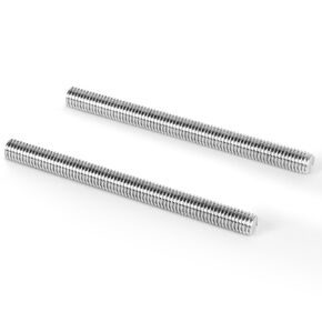 M6-1.0 x 300mm Fully Threaded Rod, Long Threaded Screw, 304 Stainless Steel 18-8, Right Hand Threads, 2 PCS