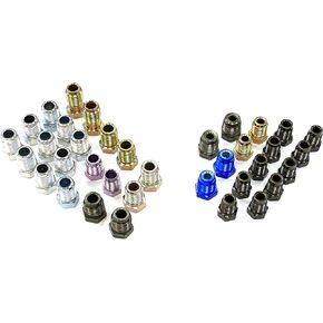 The Stop Shop Metric ISO/Bubble Flare Brake Line Fitting Kit for 3/16 and 1/4 Tube