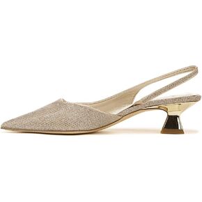 Franco Sarto Women's Devin Pointed Toe Kitten Heel Slingback Pump