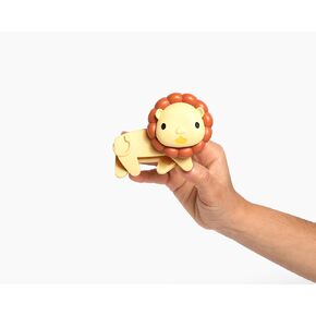 Looky Lou - Engaging Lion Rattle & Phone Clip - Capture Perfect Smiles & Cherished Family Photos - Safe, Stylish, Durable - Fits All Phones - Ideal Unique Gift Idea - Colorful, Compact & Versatile