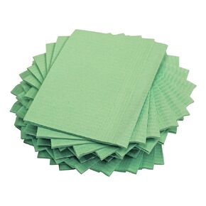 Adenna BIB743G Dental Bibs/Lap Cloths, Green, Pack of 500