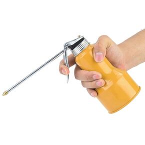 1 Pcs High Pressure Machine Oiler Can, Aluminum Alloy Pump Metal Oil Can for Many Cars(400g)