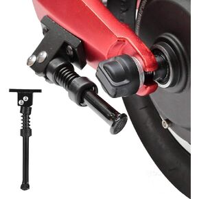 Bicycle Kickstand, CNC Aluminum Alloy Bike Scooter Time Saving Rear Side Kickstand Fits for Grace Zero 8X/10X