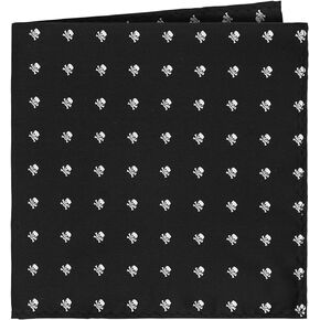 Masonic Revival Memento Mori Pocket Square Handkerchief