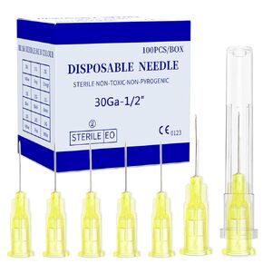 إبرة قفل Luer يمكن التخلص منها 30Ga 4mm 100Pack (30Ga-4mm) in Saudi Arabia