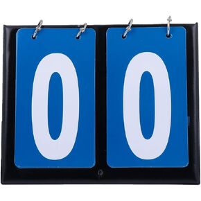 BESPORTBLE Score Flipper Basketball Score Keeper Table Top Scoreboard Portable 2-Digit Scoreboard for Sports Match Daily Use Outdoor Outside