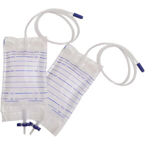 10 Pcs Urine Drainage Bags Catheter 2000ML