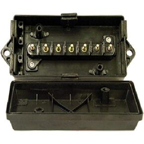 Tectran 667-7040 Black Junction Box (7 pos.)