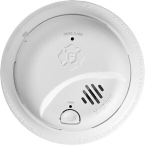 First Alert SMI105-AC, Interconnect Hardwire Smoke Alarm with 10-Year Battery Backup, 1-Pack