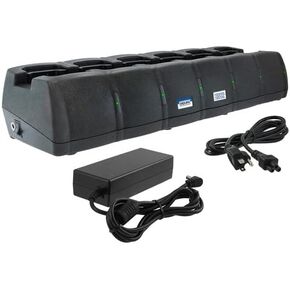 Power Products Endura EC6M+TWP-MT10A 6-Unit Charger for Motorola BPR40 Series