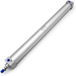 Baomain Pneumatic Air Cylinder SC 40 x 500 PT 1/4, Bore: 40mm, Stroke: 500mm, Screwed Piston Rod Dual Action 1 Mpa