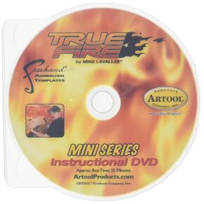 Artool Freehand Airbrush Templates, True Fire