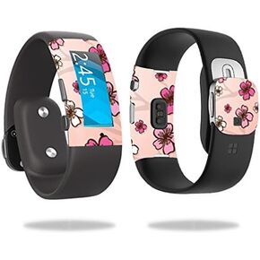 MightySkins Skin Compatible with Microsoft Band 2 Cover Skins Sticker Watch Cherry Blossom