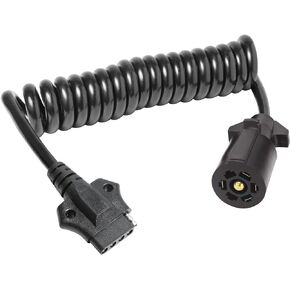 Reese Towpower 85360 7-Way Round to 5-Way Flat Coiled Wiring Adapter