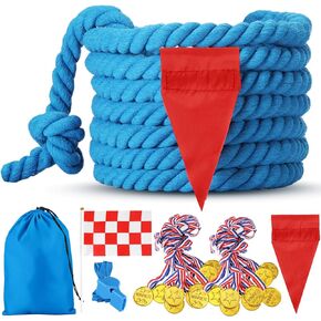 Syhood Tug of War Rope Sets Family Party Games for Adults Outdoor Carnival Birthday Party Camping Picnic Yard Backyard Lawn Team Building Summer Activities