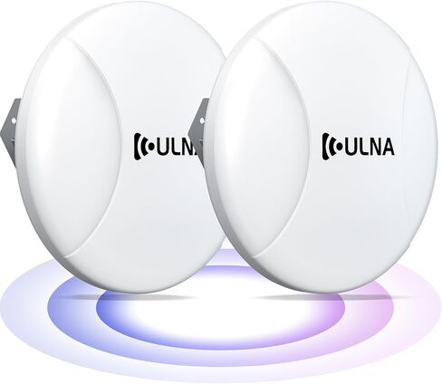 Point to Point Wireless Bridge Outdoor, 2.4GHz & 5.8GHz Outdoor WiFi Bridge PTP/PTMP CPE with 1000Mbps Ethernet Port, 3.1Miles Long Range WiFi Bridge Extender to Outbuildings, Guest Mode with 4 SSID in Kuwait