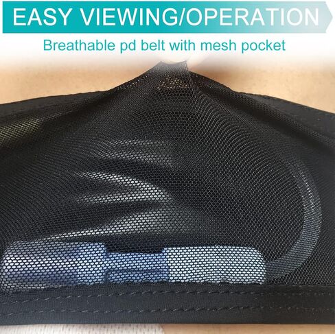 Mesh Peritoneal Dialysis Belt Holder PD Catheter Pouch for Feeding Tube J G Peg Tubing Waist Band Fanny Pack Accessories for Men Women Adult Black Pack of 1 in Kuwait