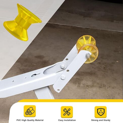 COLOFULWAY 3 "قارب مقطورة الأسطوانة البلاستيكية القوس الأسطوانة مع تكلم يناسب 1/2" رمح ، 3 بوصة الترباس الأسطوانة تناسب 3 بوصة واسعة قوس in Kuwait