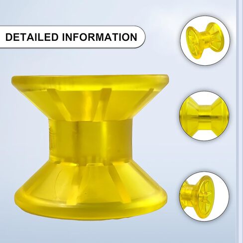 COLOFULWAY 3 "قارب مقطورة الأسطوانة البلاستيكية القوس الأسطوانة مع تكلم يناسب 1/2" رمح ، 3 بوصة الترباس الأسطوانة تناسب 3 بوصة واسعة قوس in Kuwait