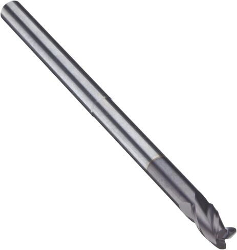 Niagara Cutter 17000063 مطحنة نهاية نصف قطرها من الكربيد، الطول الطويل/الوصول، لمسة نهائية من AlTiN، قطع خشن/تشطيب، 35 درجة، 3 فلوت، 4 أقدام OAL، قطر القطع 0.250 بوصة، قطر الساق 0.250 بوصة، نصف القطر 0.02 بوصة in Saudi Arabia
