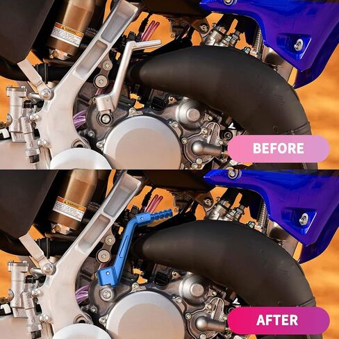 Canitu Blue Forged Aluminum Kick Start Starter Kickstarter Lever Pedal Arm Motorcycle Rod Crank Replacement Part for Yamaha YZ125 1986-2023 for Dirt Bike Off Road Motorcycle in Saudi Arabia