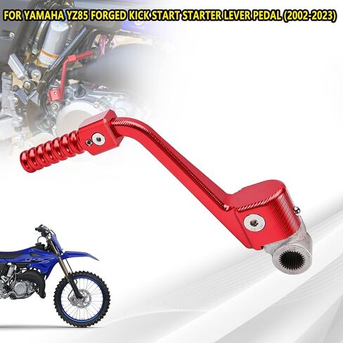 Canitu Blue Forged Aluminum Kick Start Starter Kickstarter Lever Pedal Arm Motorcycle Rod Crank Replacement Part for Yamaha YZ125 1986-2023 for Dirt Bike Off Road Motorcycle in Saudi Arabia