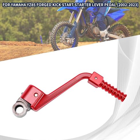 Canitu Blue Forged Aluminum Kick Start Starter Kickstarter Lever Pedal Arm Motorcycle Rod Crank Replacement Part for Yamaha YZ125 1986-2023 for Dirt Bike Off Road Motorcycle in Saudi Arabia