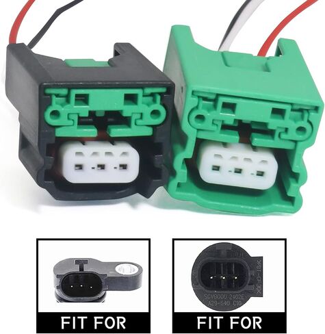 2PCS Connector Harness Plug Replacement Compatible with Nissan Infiniti Camshaft Position Crankshaft Sensor 1 Year Warranty, Vanshly in Saudi Arabia