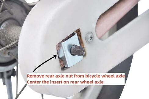 عجلات تدريب الدراجة المطاطية المصنوعة من الحديد للأطفال مقاس 14 إلى 20 بوصة للأطفال والبنات والأولاد (أسود) in Kuwait