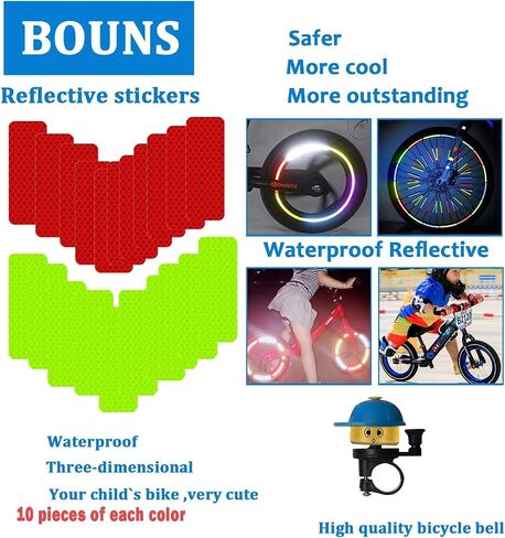 Bicycle Training Wheels Stronger Version Design with Stabilizers Mounted Kit Reinforced Metal Heavy Duty Rear Wheel Adjustable Kids Suitable for 12 14 16 18 20 Inch Children's Single Speed Bike in Saudi Arabia