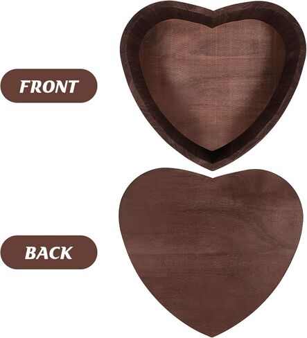 SAFIGLE 1pc Heart Shaped Photography Props Photo Gifts Newborn Photo Props Kids Gift Infant Gifts Baby Posing Case Heart Shaped Baby Basket Photographer Gift Wood Simple Child Baby Clothes in Saudi Arabia