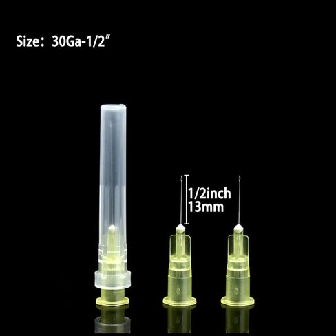 إبرة قفل Luer يمكن التخلص منها 30Ga 4mm 100Pack (30Ga-4mm) in Saudi Arabia