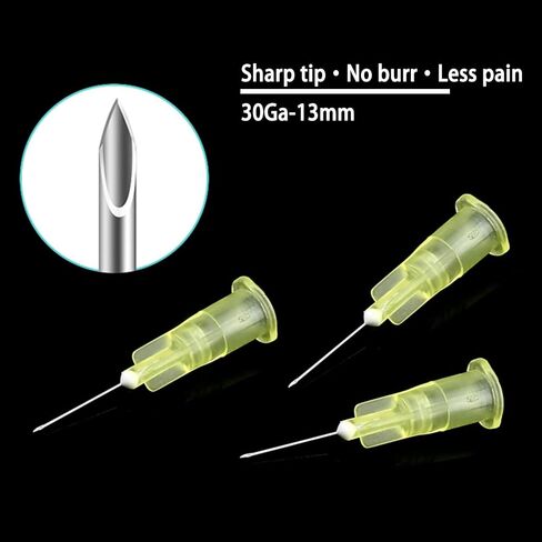 إبرة قفل Luer يمكن التخلص منها 30Ga 4mm 100Pack (30Ga-4mm) in Saudi Arabia