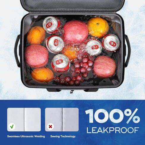 Maelstrom Soft Cooler Bag,Soft Sided Cooler,30 Cans Collapsible Cooler,Insulated Ice Chest,Large Leakproof Camping Cooler,Portable Travel Cooler for Kayaking,Beach,Gray in Saudi Arabia