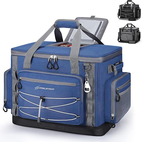 Maelstrom Soft Cooler Bag,Soft Sided Cooler,30 Cans Collapsible Cooler,Insulated Ice Chest,Large Leakproof Camping Cooler,Portable Travel Cooler for Kayaking,Beach,Gray in Saudi Arabia