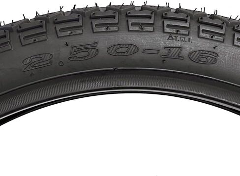 MMG Tire Set: Front 2.50-16 and Rear 2.75-16 Dual Sport Tread for Motorcycles Scooters - Rim 16 Inches in Saudi Arabia
